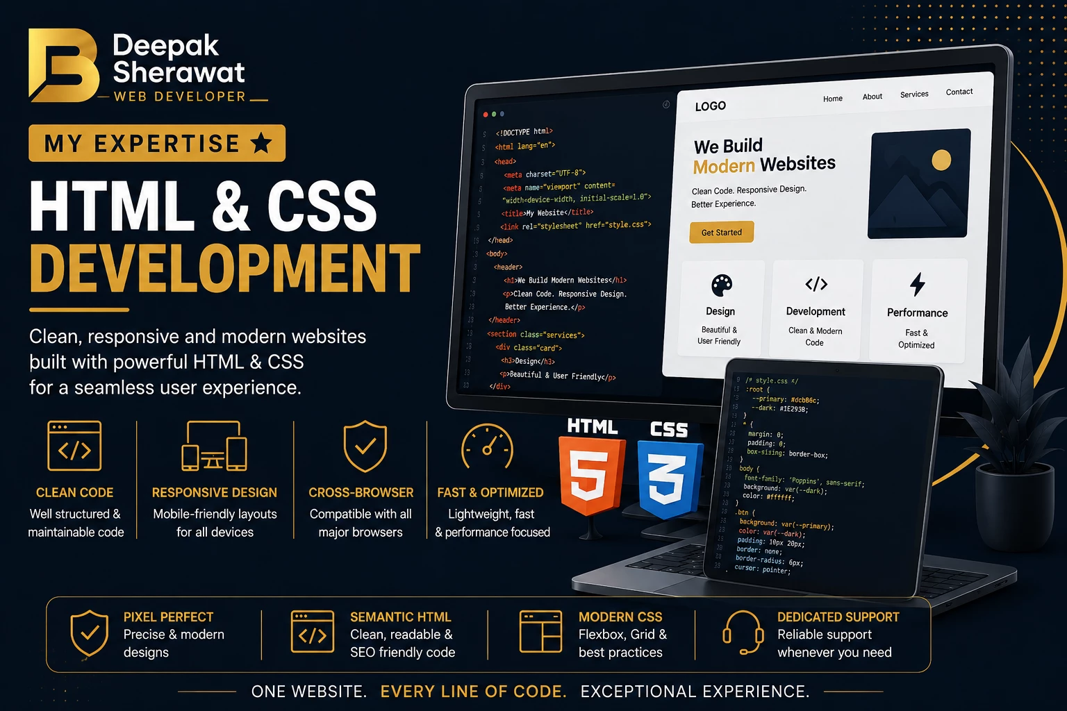 HTML & CSS Development