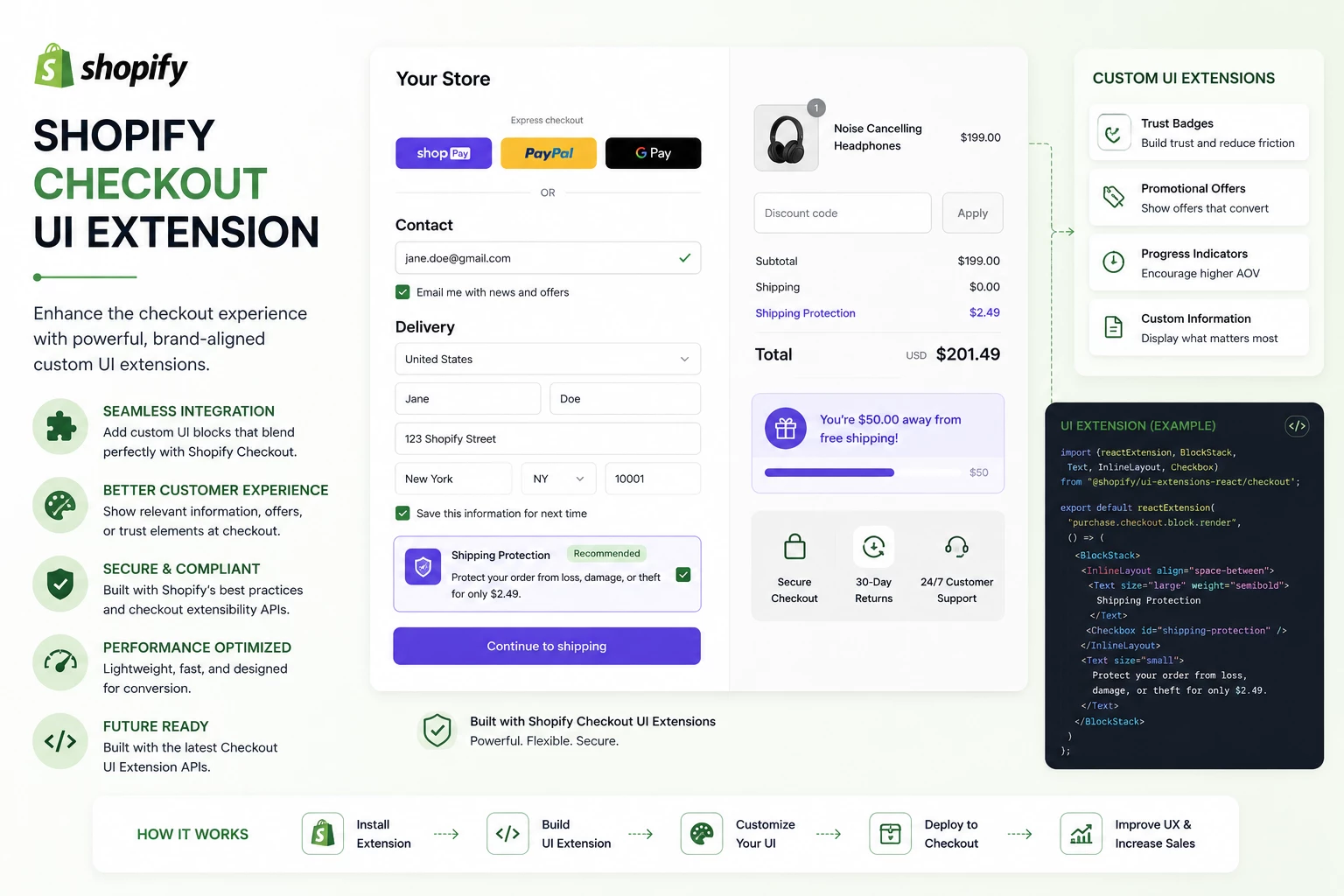 Shopify Checkout UI Extension